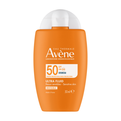 Avène Ultra Fluid Invisible SPF50 – 50ml | افين الترا فلويد واقي شمس غير مرئي SPF50 – 50 مل