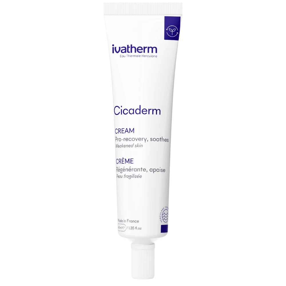 Ivatherm Cicaderm Repairing Cream – 40ml | ايفاثيرم كريم مرمم ومهدئ للبشرة المتضررة – 40 مل