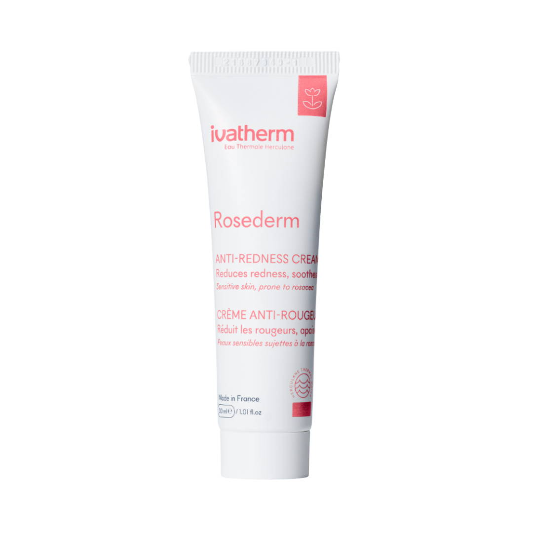 Ivatherm Rosederm Anti-Redness Cream – 30ml | ايفاثيرم كريم مهدئ لتقليل احمرار البشرة الحساسة – 30 مل