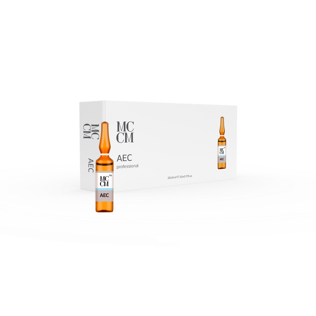 MCCM AEC Professional – 20 × 5ml | ام سي سي ام امبولات فيتامينات مضادة للاكسدة لتجديد ونضارة البشرة – 20 × 5 مل