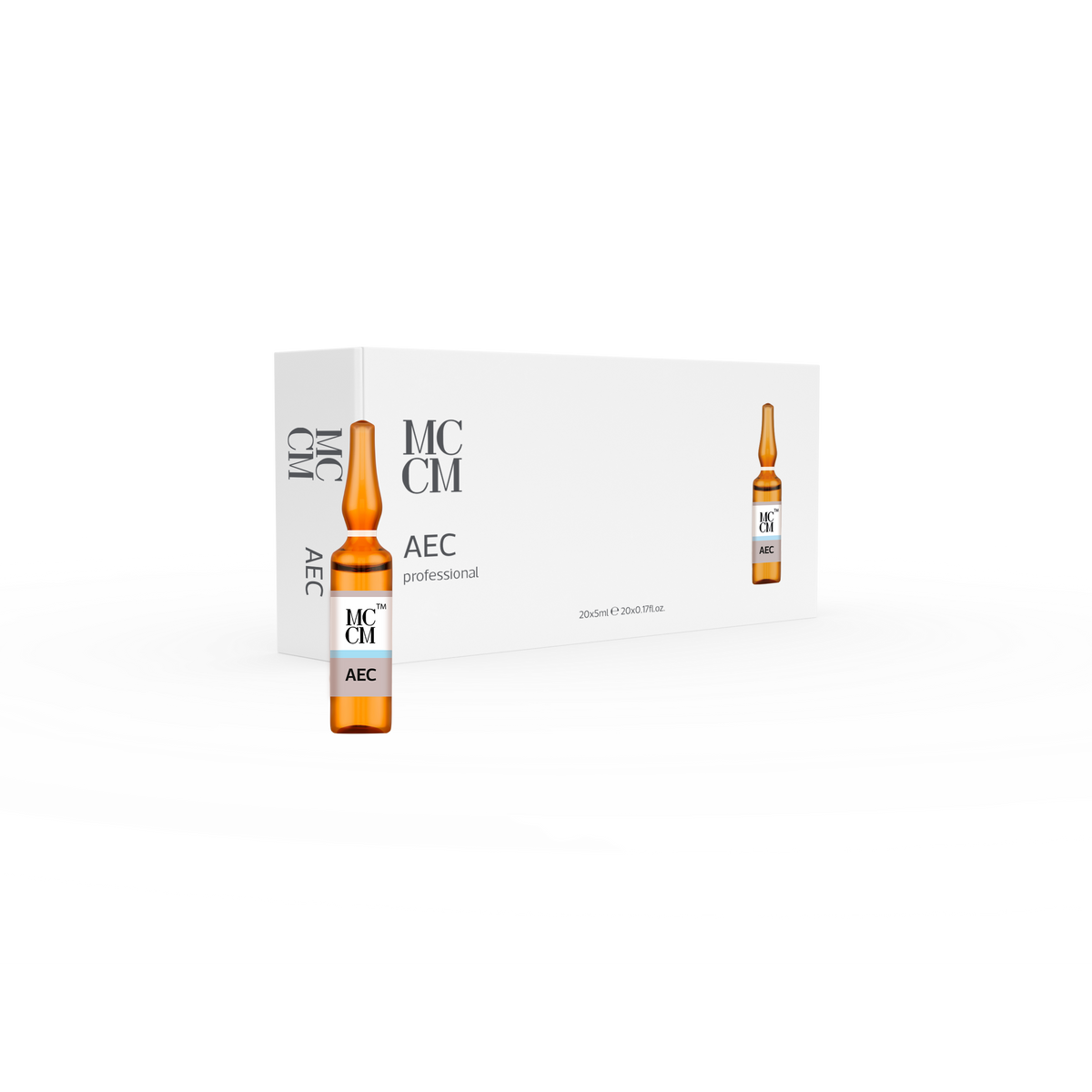 MCCM AEC Professional – 20 × 5ml | ام سي سي ام امبولات فيتامينات مضادة للاكسدة لتجديد ونضارة البشرة – 20 × 5 مل