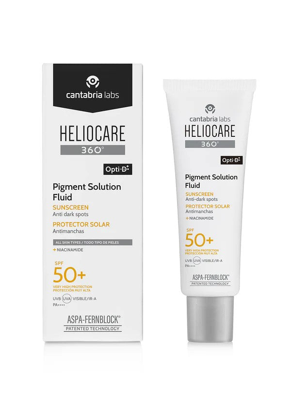 HELIOCARE 360° Pigment Solution Fluid SPF50+ – 50ml | كنتابريا لابز واقي شمس للتصبغات وتوحيد لون البشرة SPF50+ – 50 مل