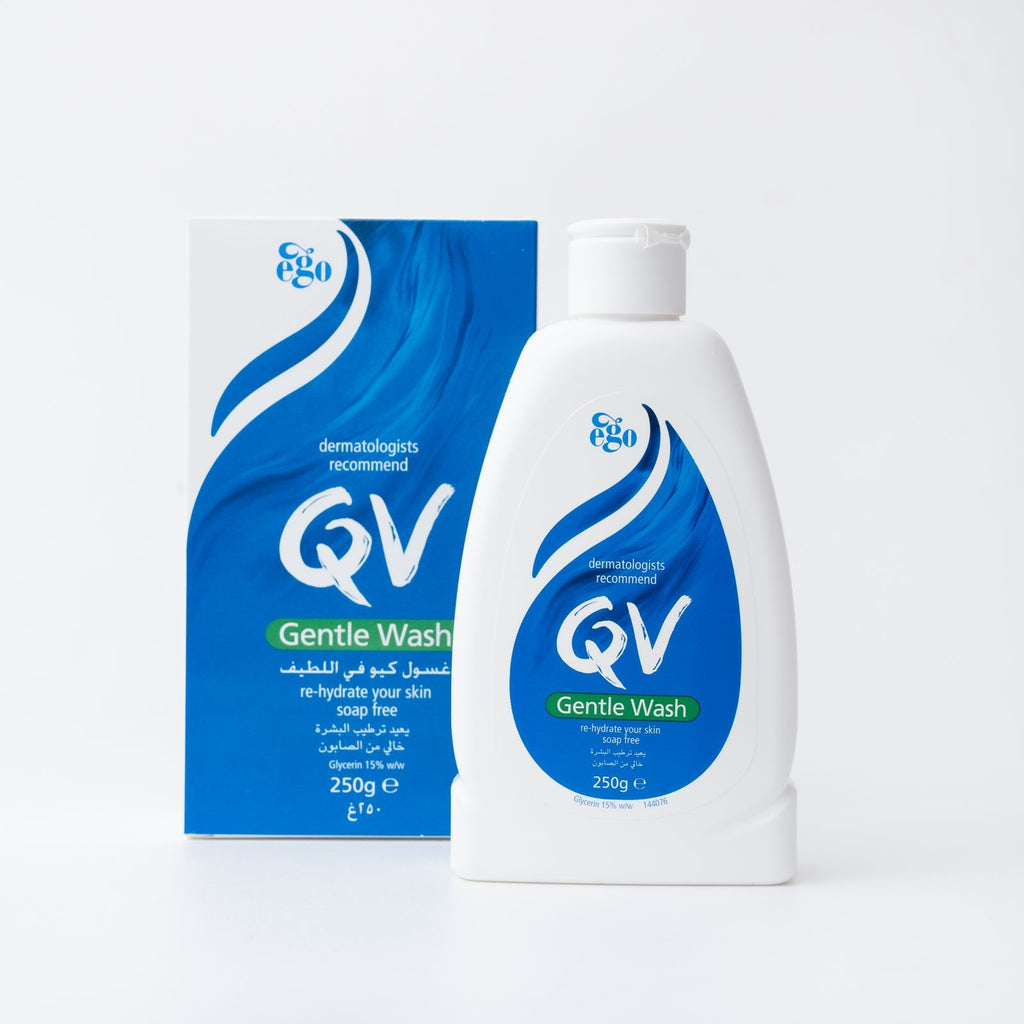 QV Gentle Wash – 250g | كيو في غسول لطيف ومرطب للبشرة الجافة والحساسة – 250 غ
