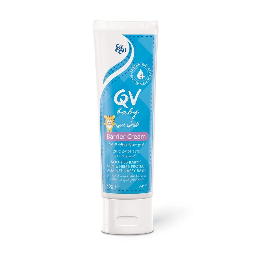 QV Baby Barrier Cream – 125g | كيو في بيبي كريم حاجز للوقاية من طفح الحفاض – 125 غ