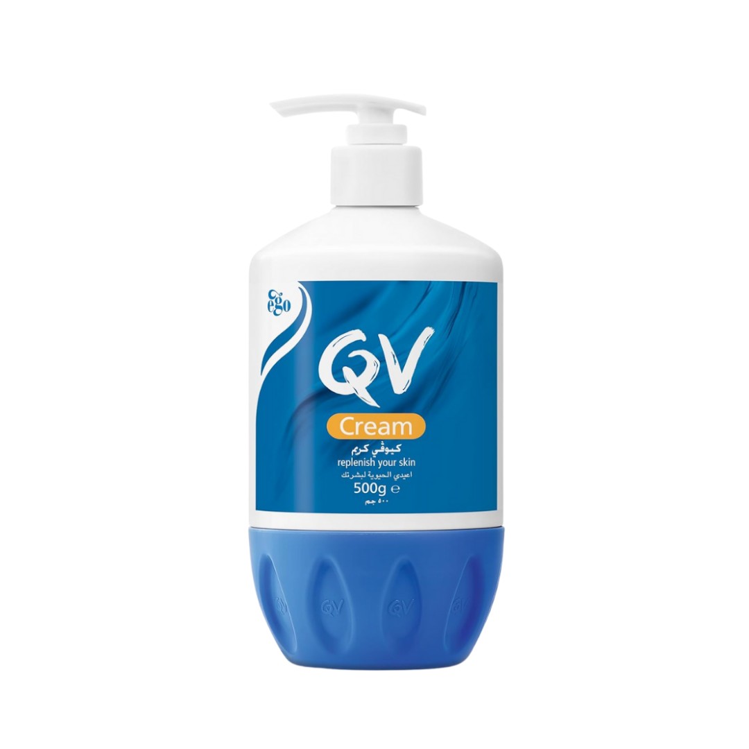 QV Cream – 500g | كيو في كريم مرطب مكثف للبشرة الجافة والحساسة – 500 غ