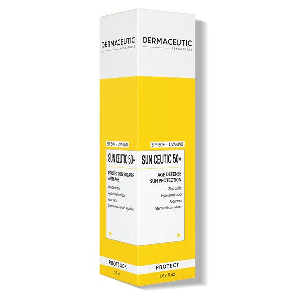 Dermaceutic Sun Ceutic 50+ – 50ml | ديرماسيوتيك واقي شمس مضاد لعلامات التقدم بالعمر SPF50+ – ٥٠ مل