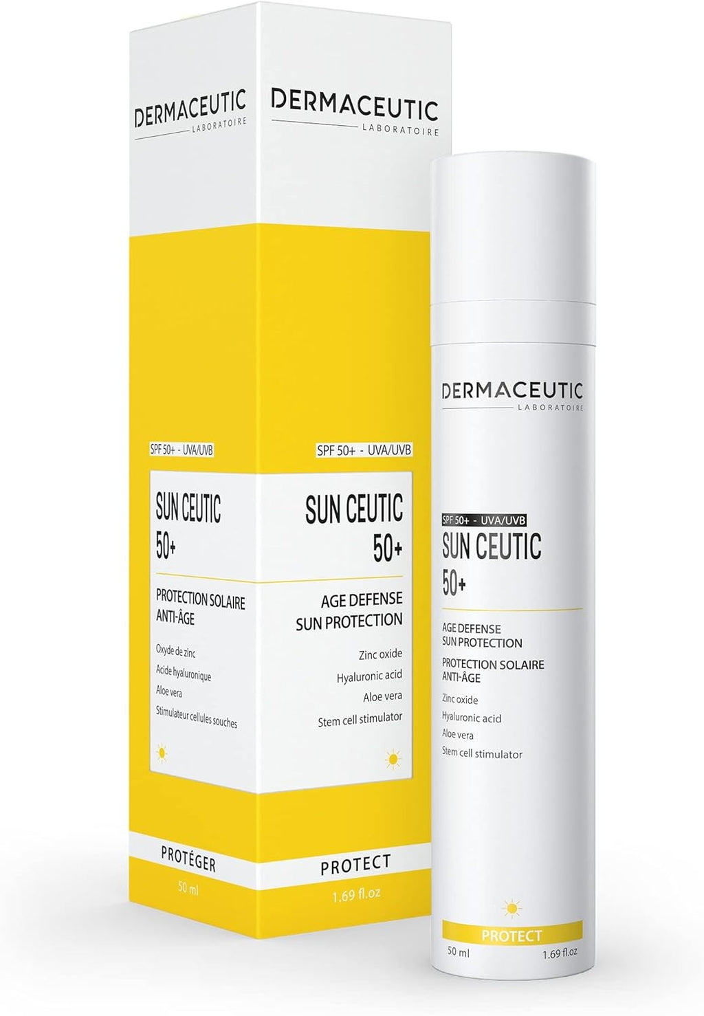 Dermaceutic Sun Ceutic 50+ – 50ml | ديرماسيوتيك واقي شمس مضاد لعلامات التقدم بالعمر SPF50+ – ٥٠ مل