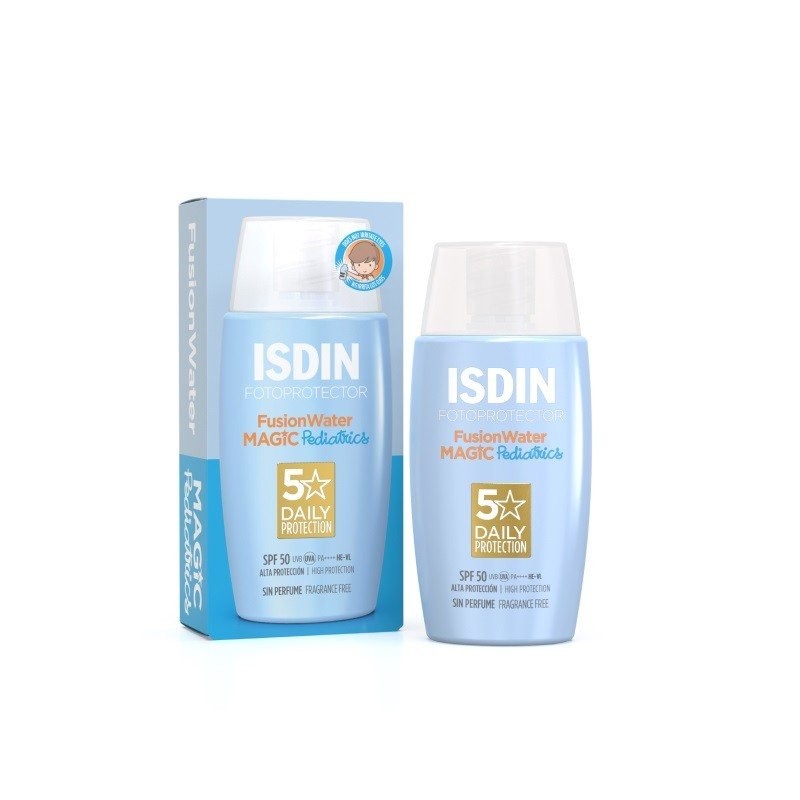 ISDIN Fotoprotector Fusion Water MAGIC Pediatrics SPF 50 – 50ml | إيزدين واقي شمس للوجه للأطفال SPF 50 – 50 مل