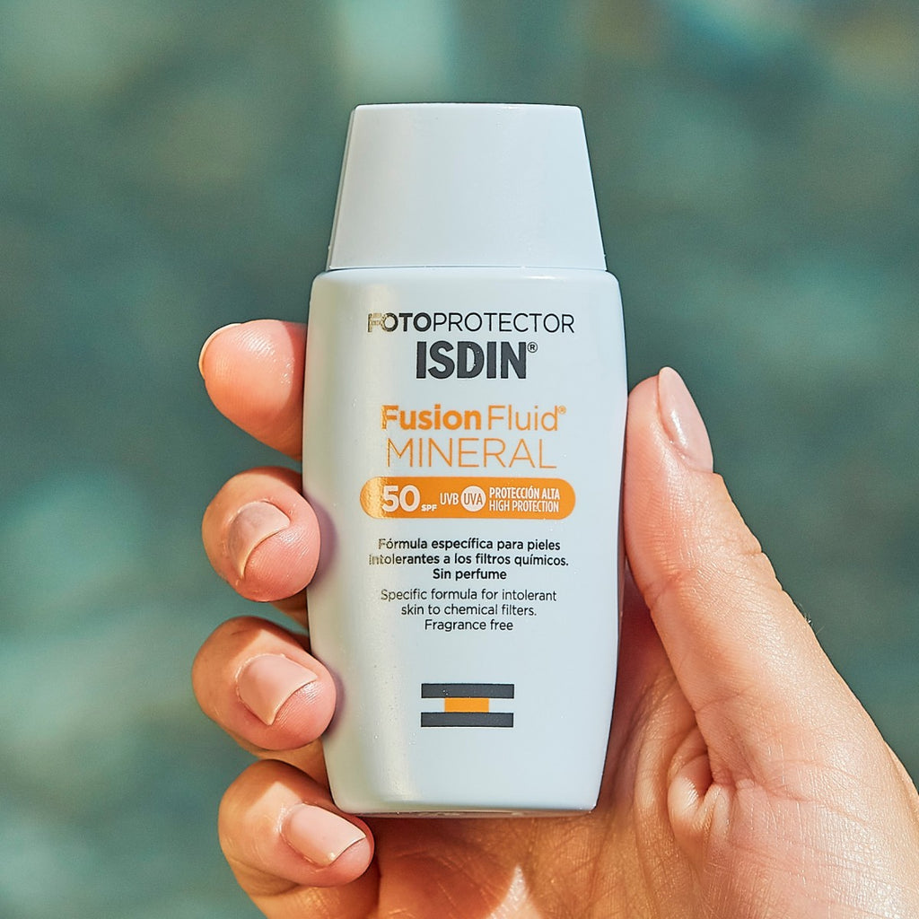ISDIN Fotoprotector Fusion Fluid Mineral SPF 50 – 50ml | إيزدين واقي شمس معدني للوجه SPF 50 – 50 مل