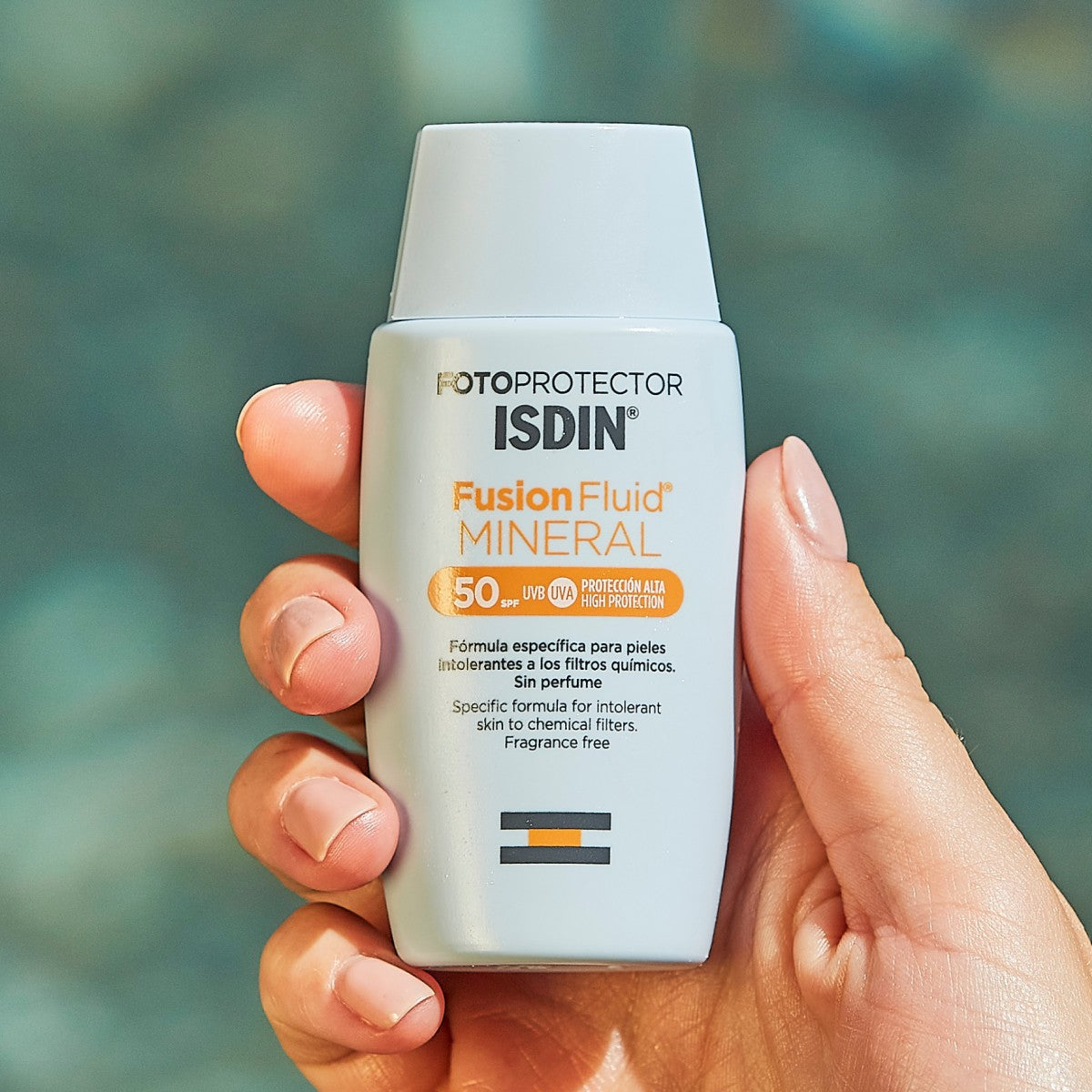 ISDIN Fotoprotector Fusion Fluid Mineral SPF 50 – 50ml | إيزدين واقي شمس معدني للوجه SPF 50 – 50 مل