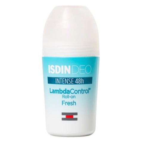 ISDIN Deo Intense 48h LambdaControl Roll-On – 50ml | إيزدين رول أون مضاد للتعرق والرائحة لمدة 48 ساعة – 50 مل