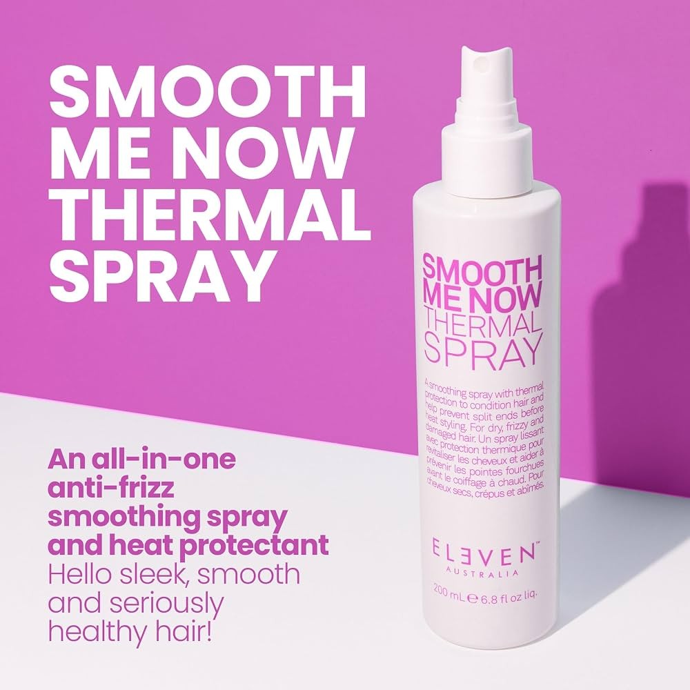 ELEVEN Australia Smooth Me Now Thermal Spray – 200ml | ايليفن أستراليا سبراي تنعيم وحماية حرارية للشعر – 200 مل
