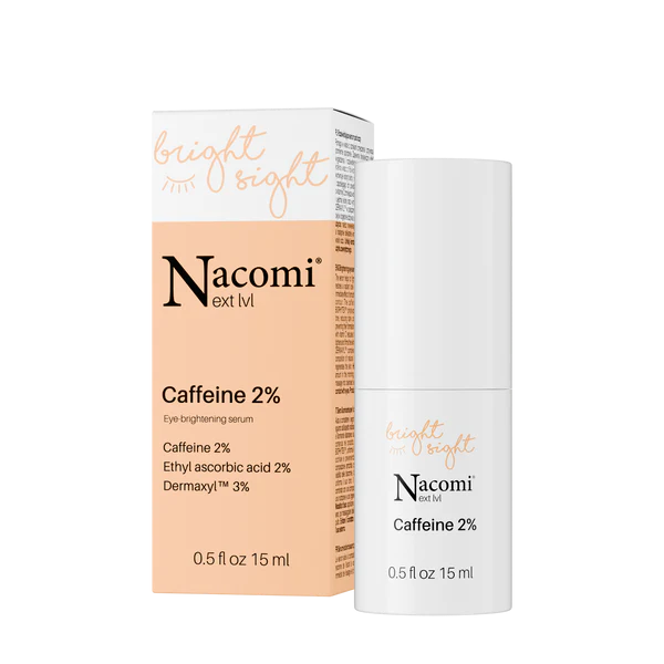 Nacomi Next LVL Caffeine 2% Eye-Brightening Serum – 15ml | ناكومي سيروم تفتيح وإشراقة لمنطقة تحت العين بالكافيين – 15 مل