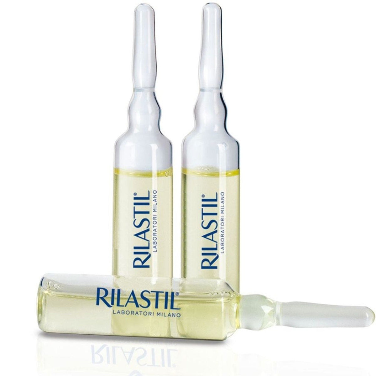 Rilastil Stretch Marks Ampoules Emollient & Smoothing – 50ml | ريلاستيل أمبولات لتنعيم وترطيب البشرة وتحسين مظهر علامات التمدد – 50 مل