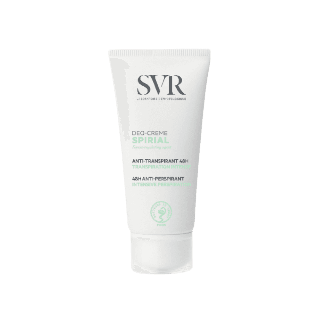 SVR Spirial Deo-Crème 48H – 50ml | إس في آر كريم مضاد للتعرق الشديد ومقاوم للرائحة لمدة 48 ساعة – 50 مل