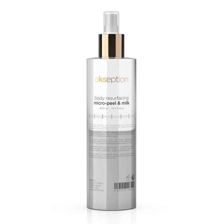Ekseption Body Resurfacing Micro-Peel & Milk – 400ml | إكسبشن لوشن جسم ثنائي المفعول للتقشير والترطيب وتوحيد لون البشرة – 400 مل