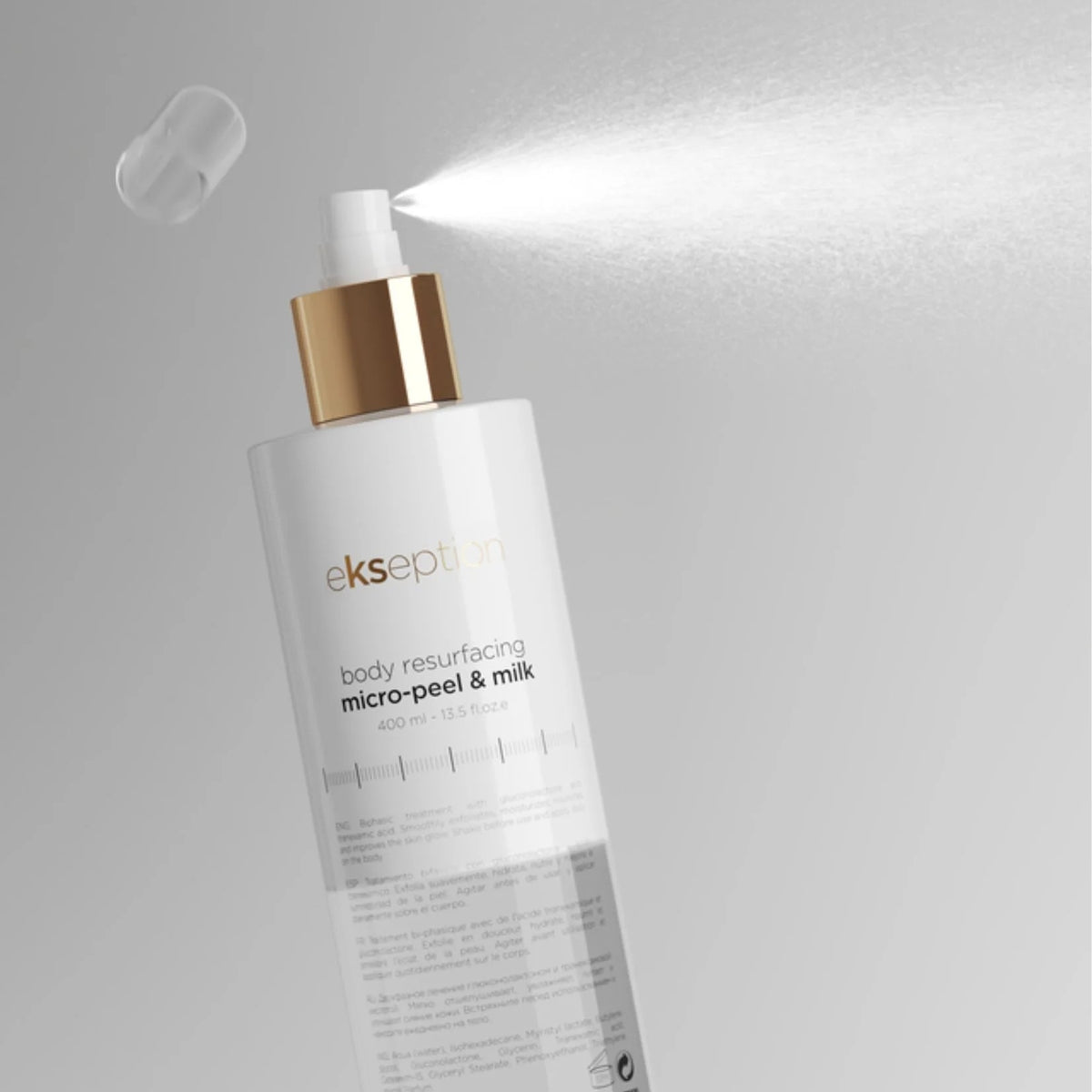 Ekseption Body Resurfacing Micro-Peel & Milk – 400ml | إكسبشن لوشن جسم ثنائي المفعول للتقشير والترطيب وتوحيد لون البشرة – 400 مل