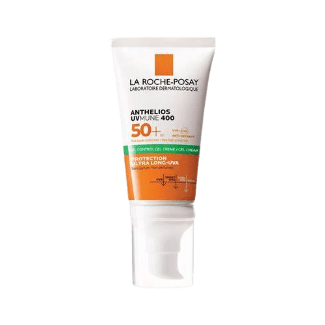 La Roche-Posay Anthelios UVMune 400 Oil Control Gel-Cream SPF50+ – 50ml | لاروش بوزيه واقي شمس جل-كريم للتحكم بالدهون واللمعان SPF50+ – ٥٠ مل
