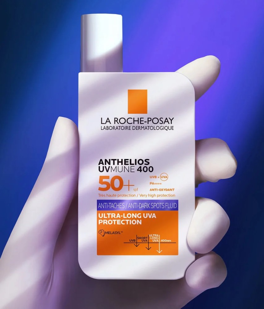 La Roche-Posay Anthelios UVMune 400 Anti-Dark Spots Fluid SPF50+ – 50ml | لاروش بوزيه واقي شمس فلويد للتصبغات والبقع الداكنة SPF50+ – 50 مل
