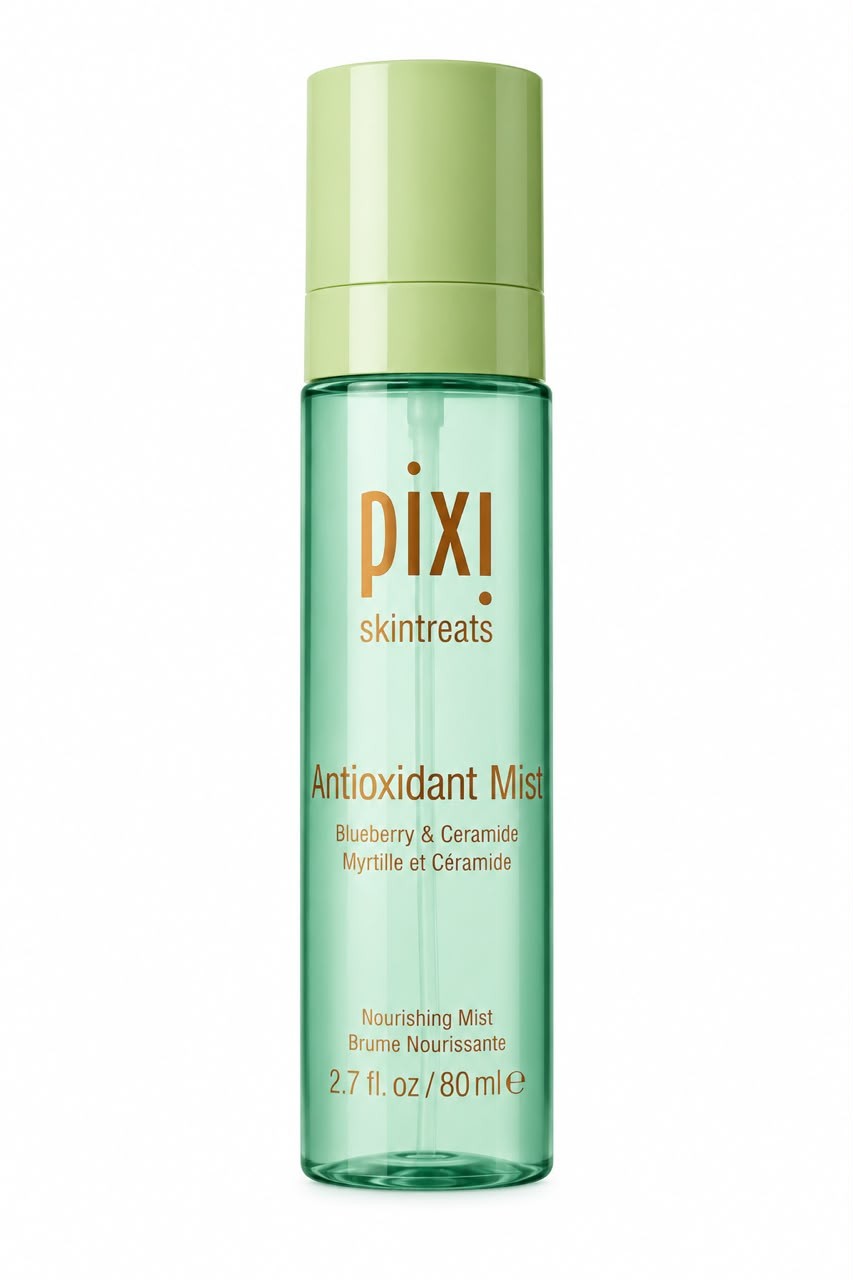 Pixi Skintreats Antioxidant Mist -بخاخ مضاد للأكسدة من بيكسي بالتوت الأزرق والسيراميد 80ml