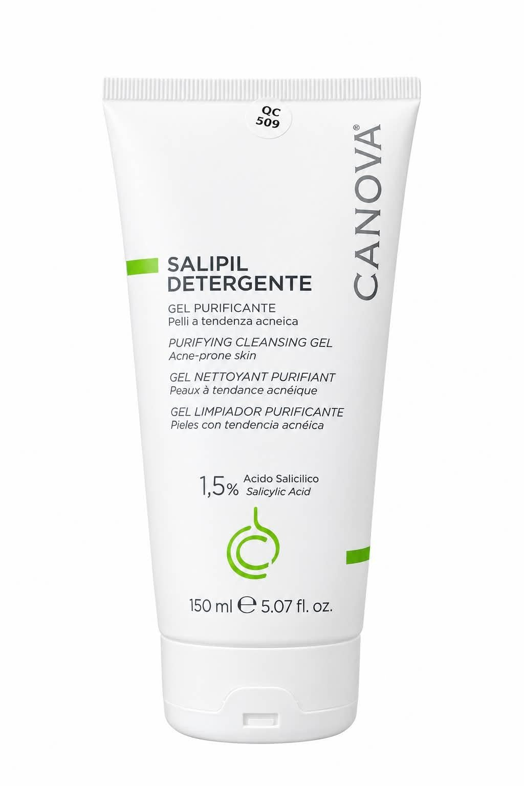كانوفا سالبيـل جل منظف للبشرة – CANOVA SALIPIL Detergente Purifying Cleansing Gel 150 ml
