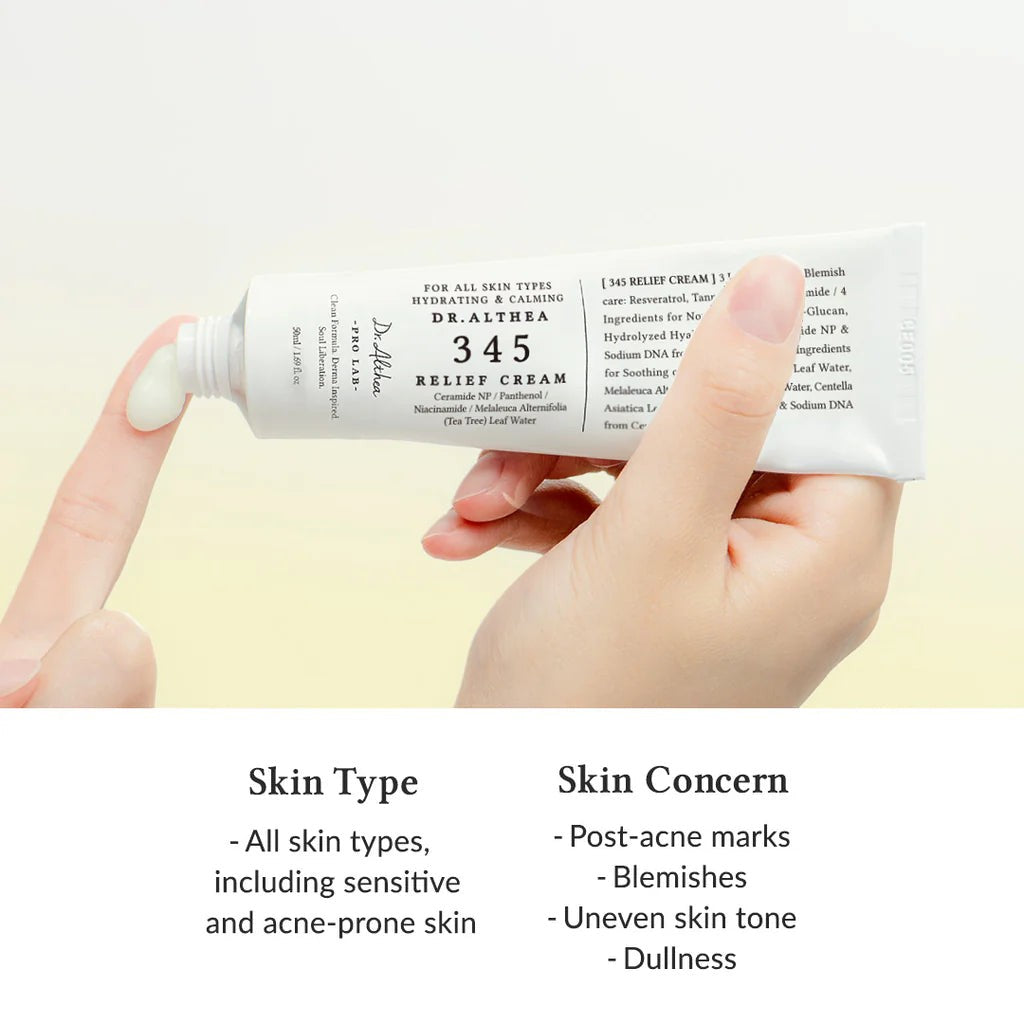 Dr.Althea 345 Relief cream - 50ml | دكتور الثيا كريم مهدئ للبشرة 345 - 50 مل