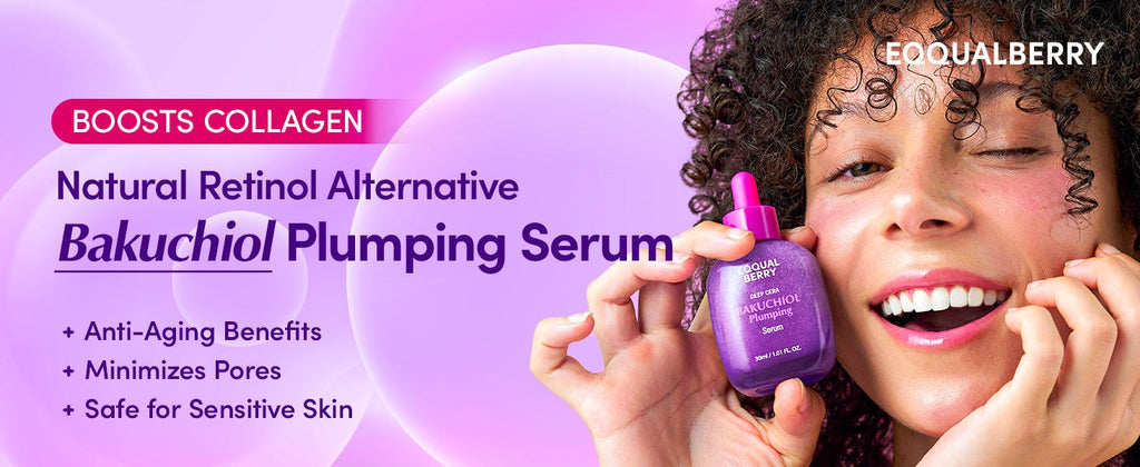 EQQUALBERRY Bakuchiol Plumping Serum - 30ml | ايكوال بيري سيروم الباكتشيول المجدد للبشرة - 30 م