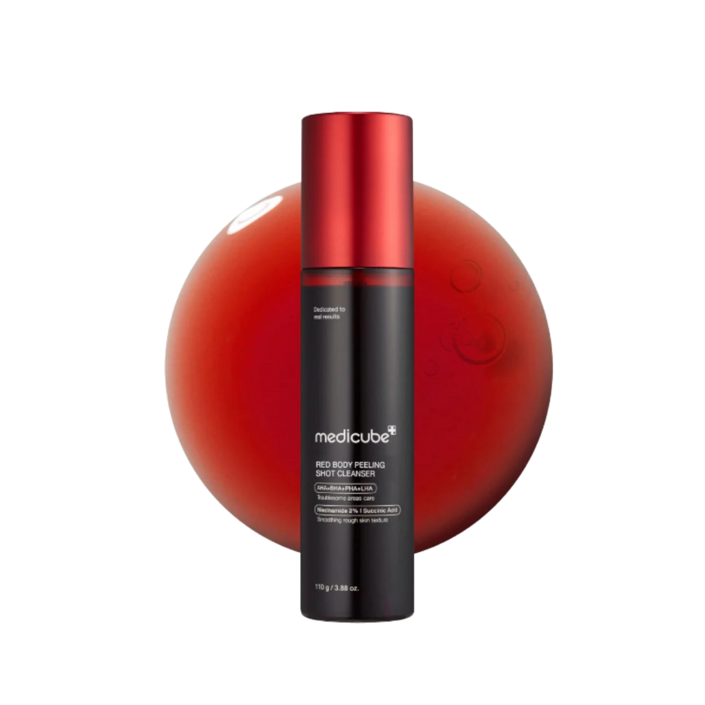 medicube Red Acne Body Peeling Shot - 110g | ميدي كيوب مقشر الجسم الأحمر - 110 غرام