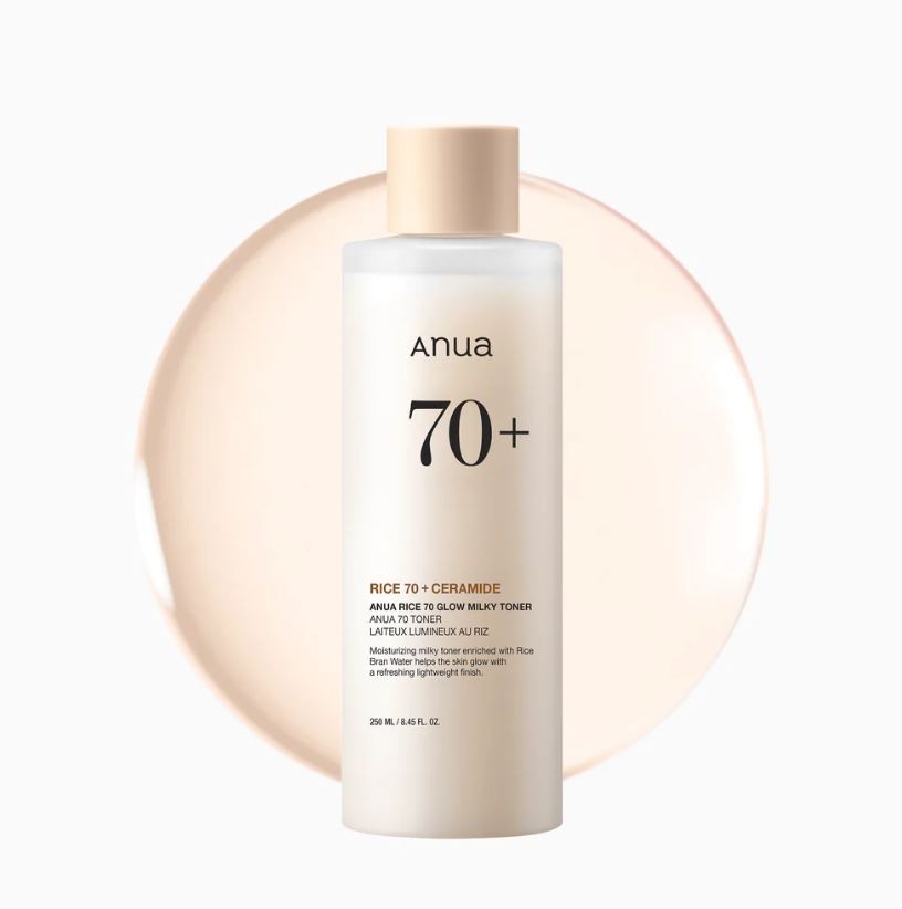 Anua Rice 70 Glow Milky Toner - 250ml | أنوا تونر حليبي بمستخلص الأرز - 250 مل
