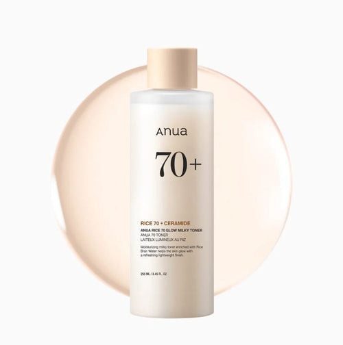 Anua Rice 70 Glow Milky Toner - 250ml | أنوا تونر حليبي بمستخلص الأرز - 250 مل