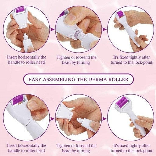 6in1 Derma Roller System درما رولر 6 في 1