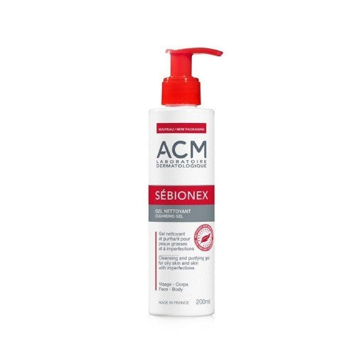 Sebionex Cleansing Gel For Oily Skin غسول جل للبشرة الدهنية