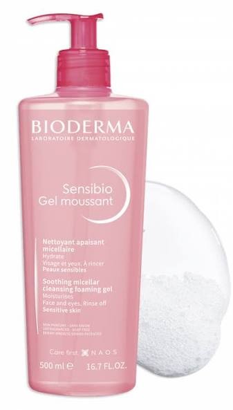 غسول بايوديرما للبشرة الحساسة | Bioderma Sensibio Gel Moussant Nettoyant Apaisant Micellaire
