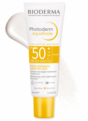BIODERMA Photoderm Aquafluide SPF50+ | بيوديرما واقي شمسي بعامل حماية 50 للبشرة الدهنية