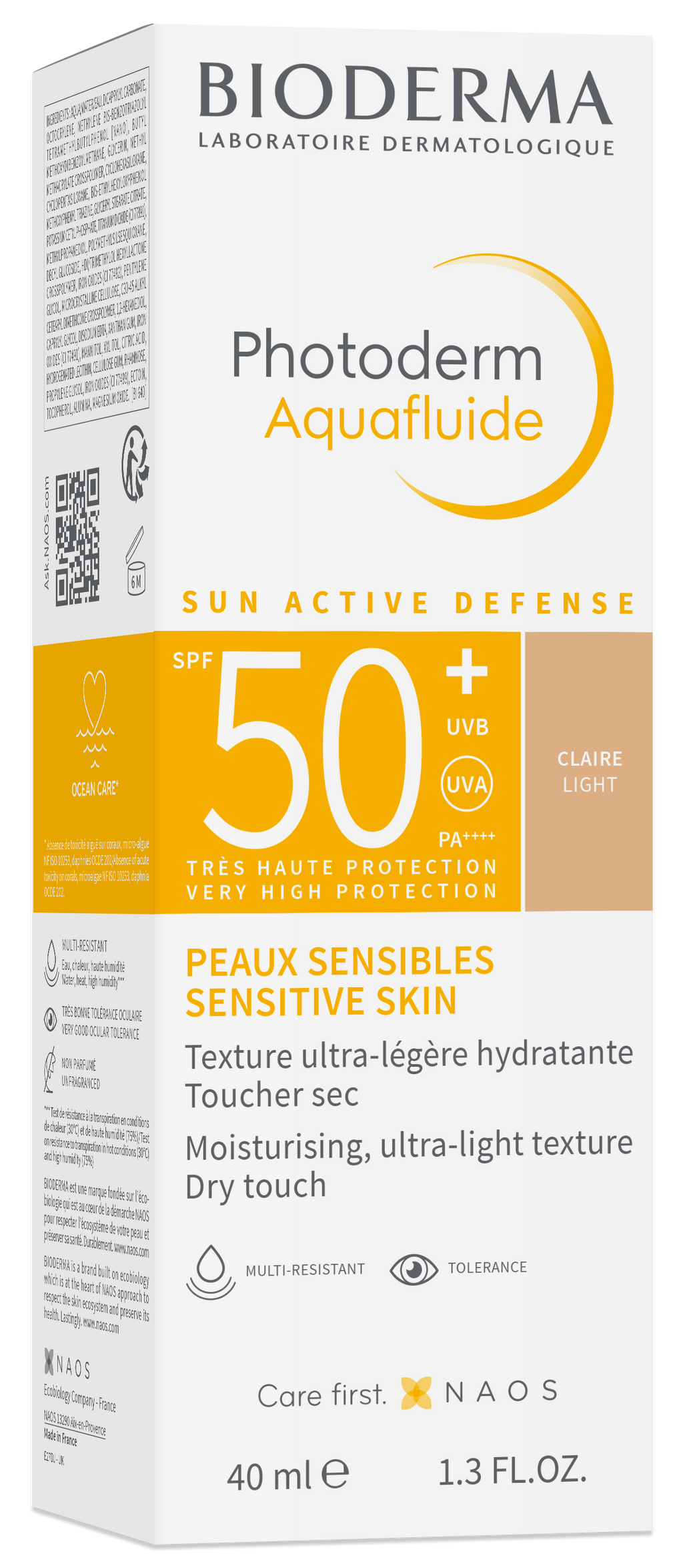 BIODERMA Photoderm Aquafluide SPF50+ | بيوديرما واقي شمسي بعامل حماية 50 للبشرة الدهنية