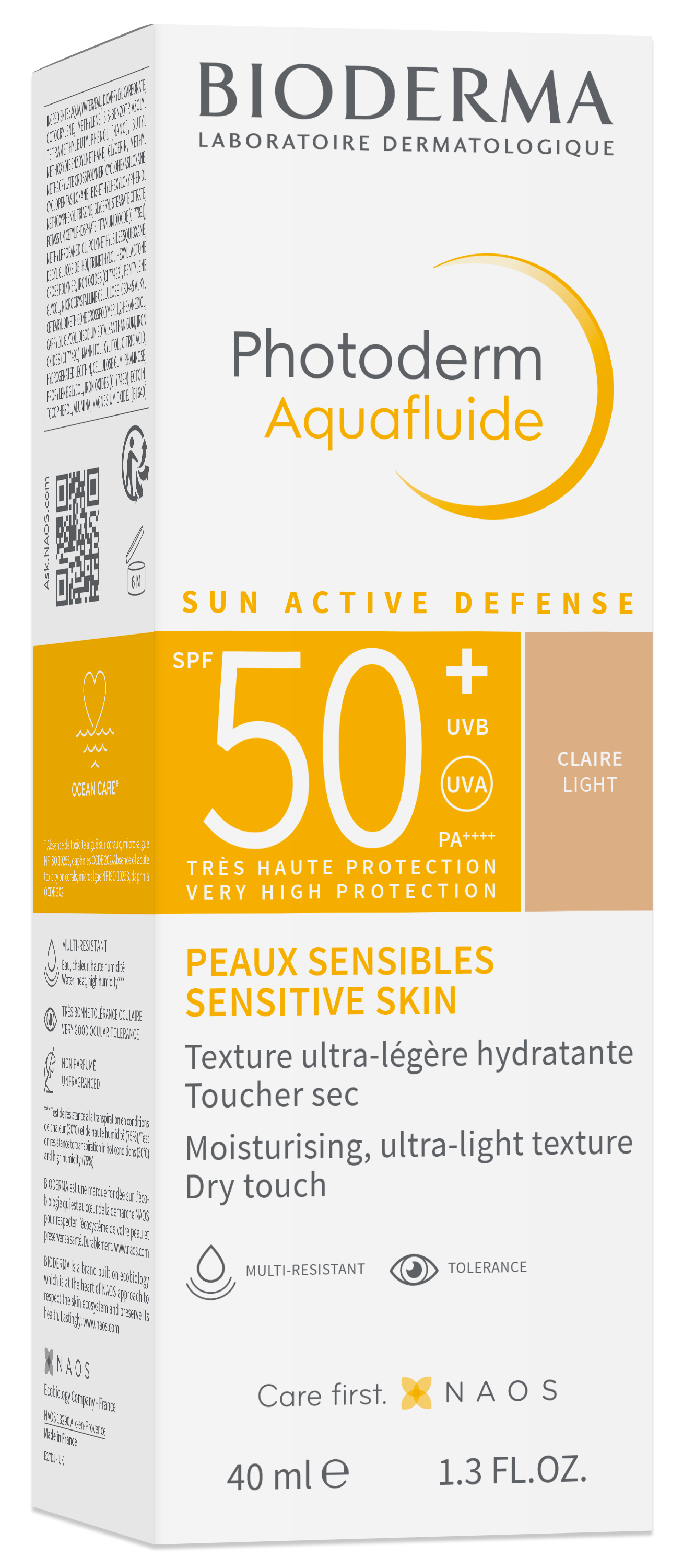 BIODERMA Photoderm Aquafluide SPF50+ | بيوديرما واقي شمسي بعامل حماية 50 للبشرة الدهنية