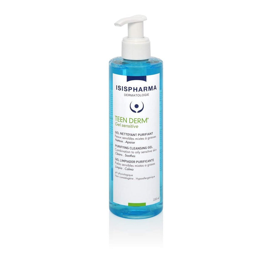 ISISPHARMA TEEN DERM Sensitive gel 250ml غسول لطيف للبشرة الحساسة
