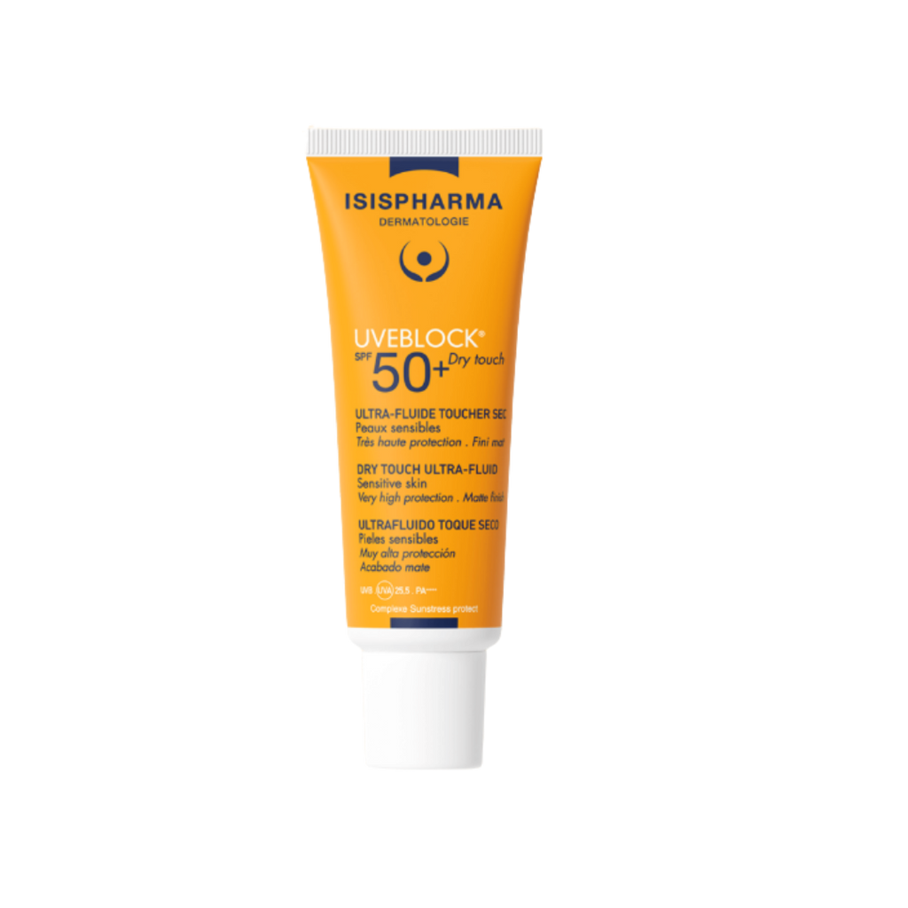 ISIS PHARMA UVBLOCK SPF50 DRY TOUCH INVISIBLE - 40 ML | ايزيس فارما كريم واقي شمسي دراي تاتش - 40 مل25,000 د.ع