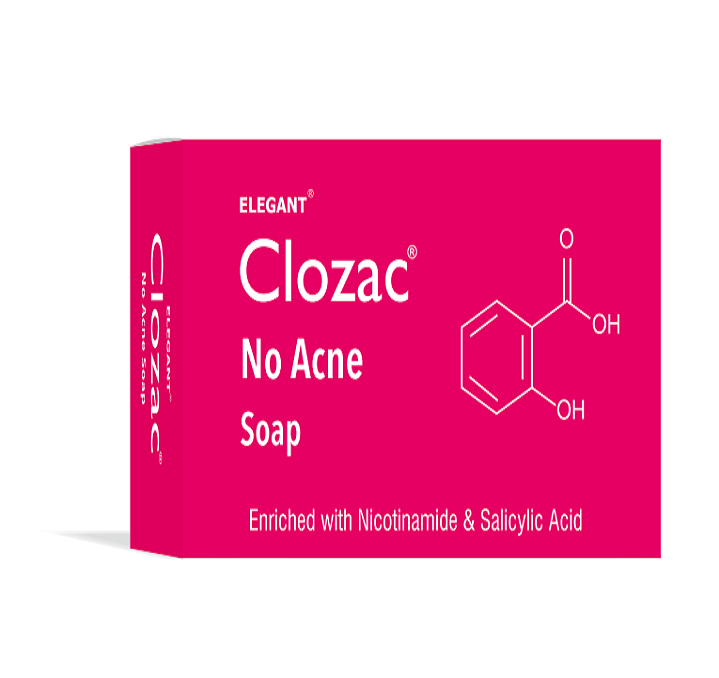 Elegant/ Clozac No Acne Soap : ايليكانت صابونة كلوزاك لحبوب البشرة
