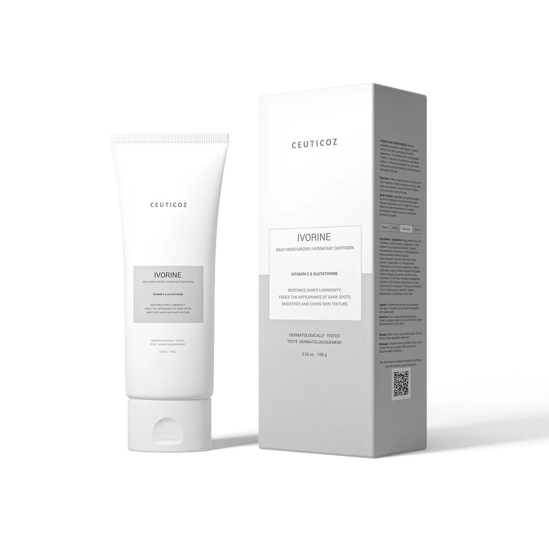 CEUTICOZ Ivorine Daily Moisturizer Hydratant Quotidien - 100g | سيوتيكوز مرطب مضيئ للبشرة - 100 غرام