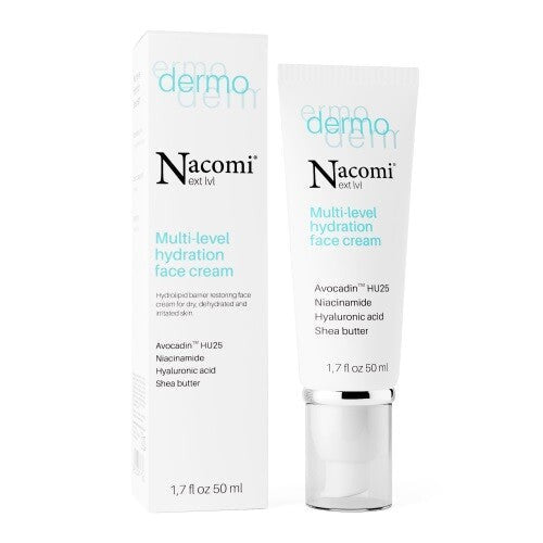 Nacomi Multi- Level Hydration Face Cream - 50ml | ناكومي كريم مرطب للوجه - 50 مل