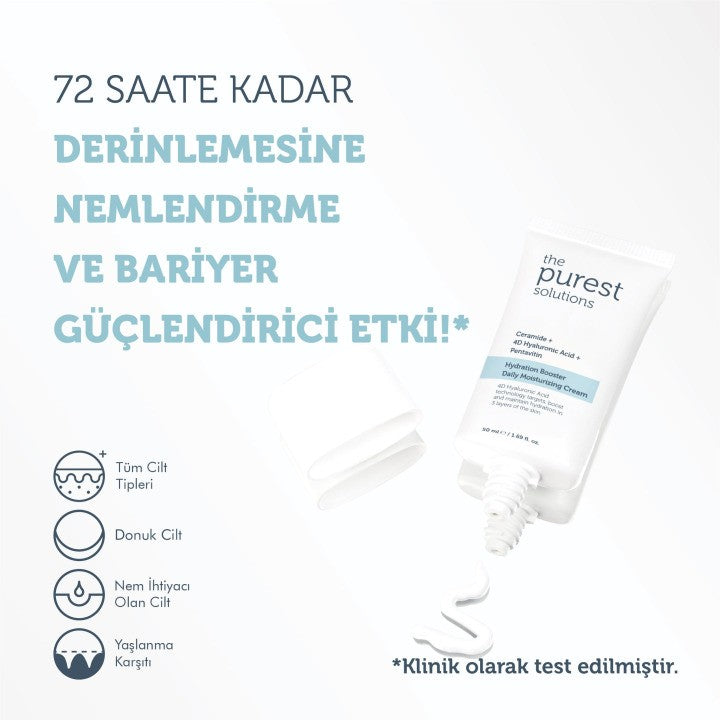 كريم مرطب يومي بالسيراميد وحمض الهيالورونيك The Purest Solutions Daily Moisturizing Cream Ceramide & Hyaluronic Acid