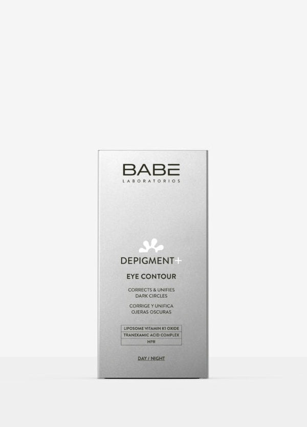 Babé Laboratorios Depigment+ Eye Contour، وهو مصمم للعناية بمنطقة حول العين.